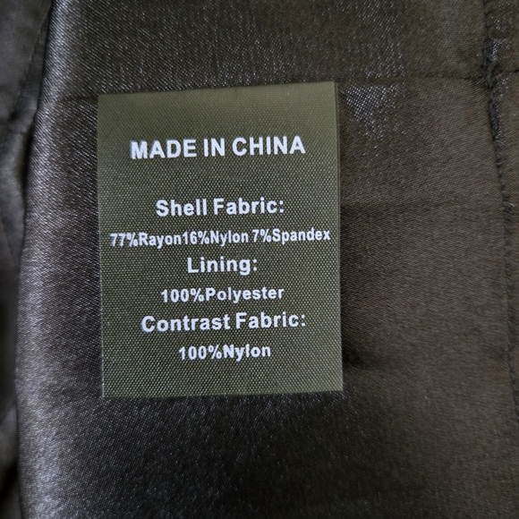 COLLEEN LOPEZ MY FAVORITE THINGS SKIRT KNEE LENGTH BLACK WITH GOLD BUCKLE SZ 1X - Picture 8 of 9